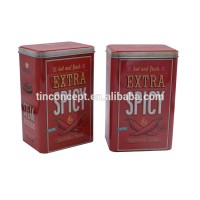 Exquisite Durable red food tin packaging for spicy food